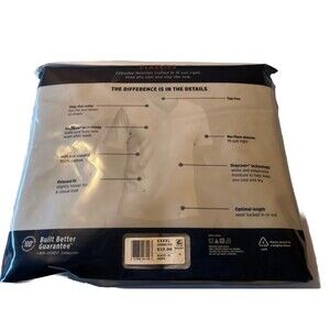 Jockey Classic (2 )V-Neck Tee Shirt Size 4 XL 100 Percent Cotton Color Grey